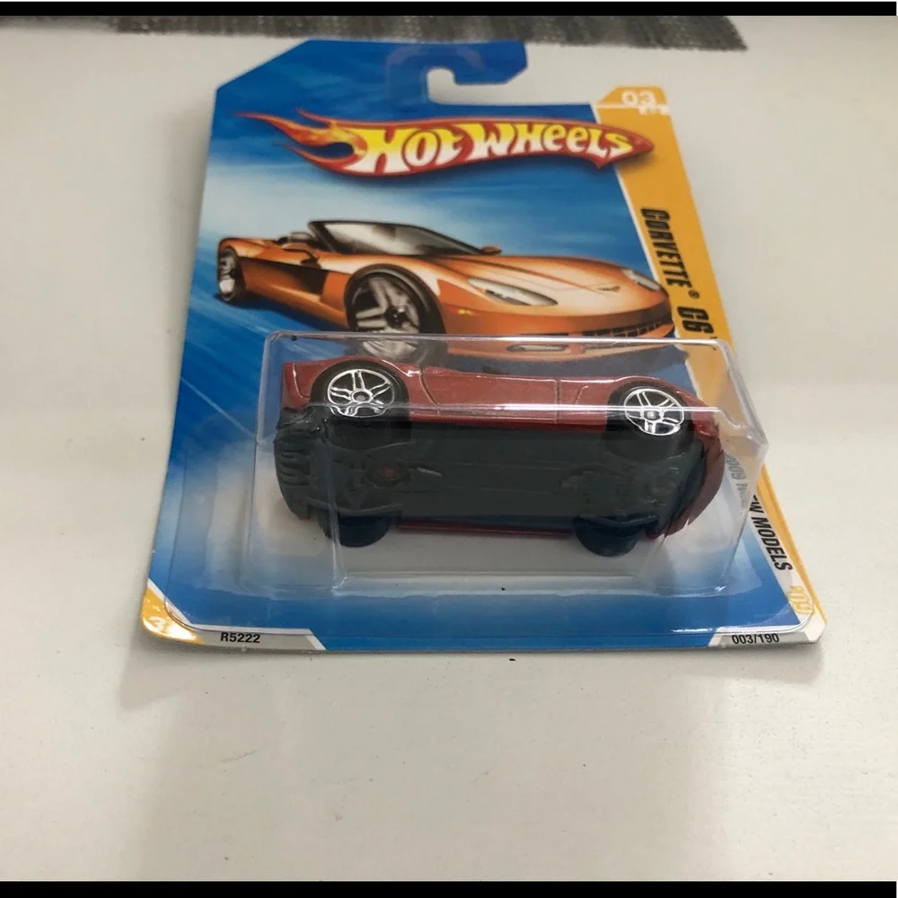 New in package Hot Wheels Corvette C6 Burnt Orange